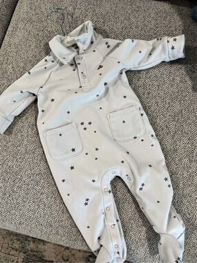 Gap Baby Gap Star Print Footed Coverall
